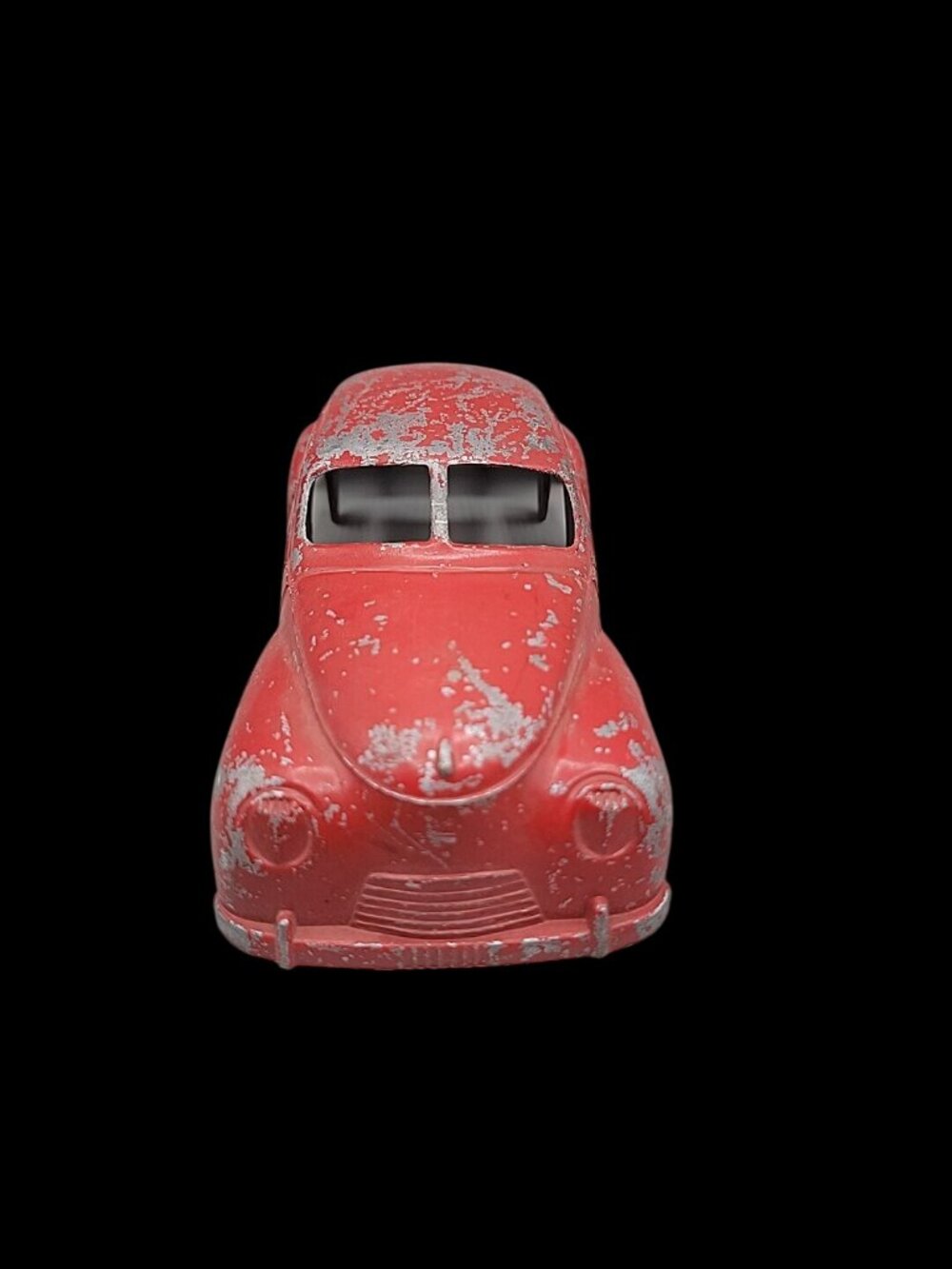 Vtg Slik-Toys Cast Aluminum Split Window Sedan Car Toy Lansing Iowa Red 9600 - Picture 6 of 13